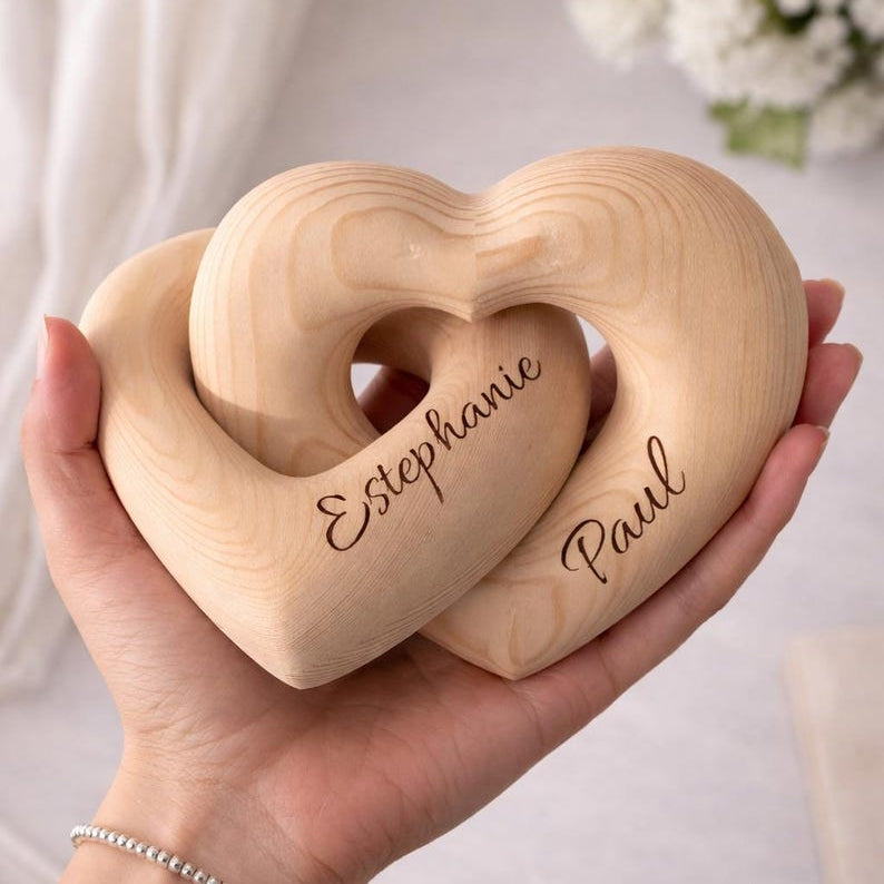 ♾️Personalized Wooden Infinity Heart – Mother’s Day Gift