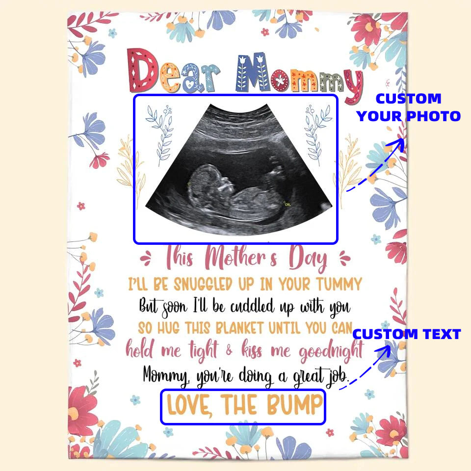 Personalized Blanket - Gift For Mom - Mommy, You Are Doing Great