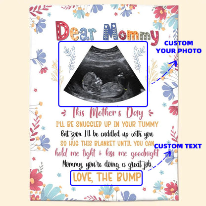 Personalized Blanket - Gift For Mom - Mommy, You Are Doing Great