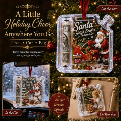 Christmas Fuel-Up Cash Gift Ornament