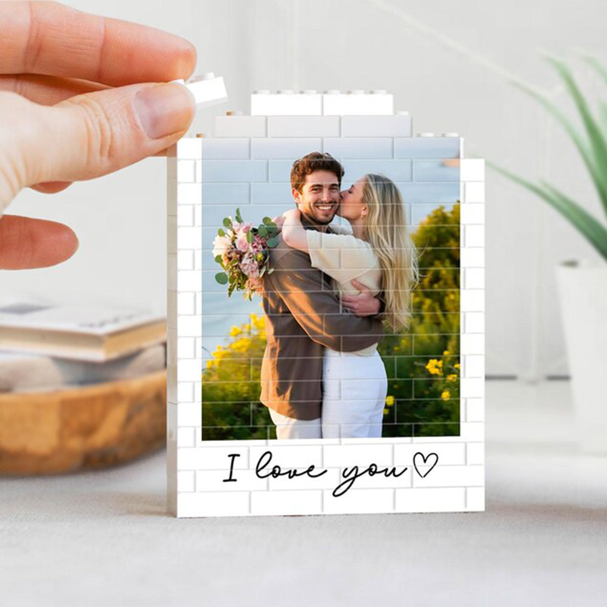 🧩 Custom Photo Block Puzzle – Personalized Gift for Mother’s Day, Best Friends & Couples
