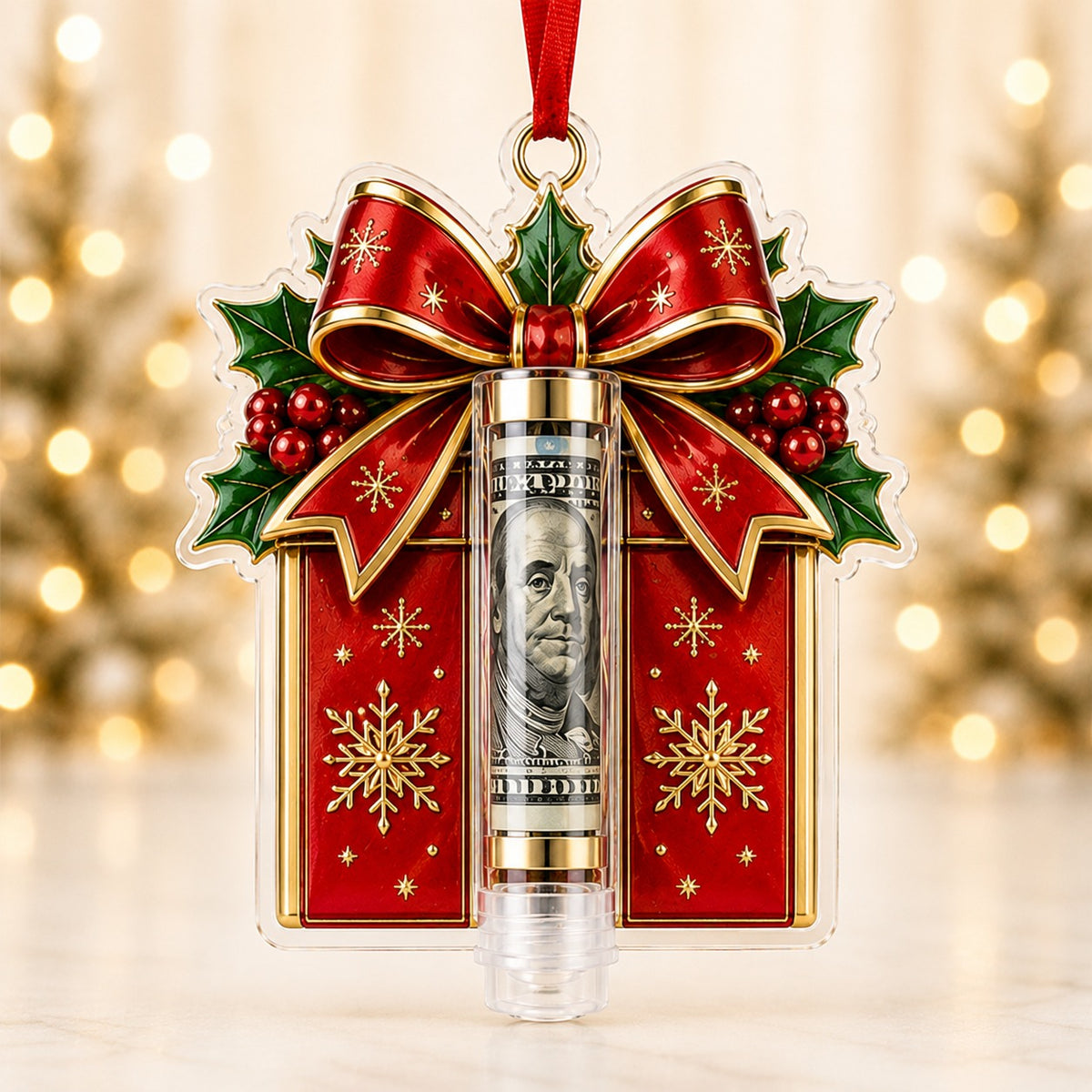 🎄 Christmas Cash Holder Ornament — Turn Cash Into a Christmas Surprise 💵✨