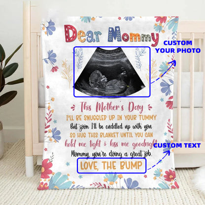Personalized Blanket - Gift For Mom - Mommy, You Are Doing Great