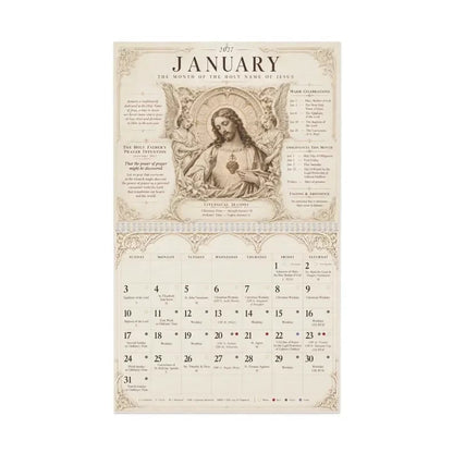 ✝️ 2027 Catholic Liturgical Wall Calendar