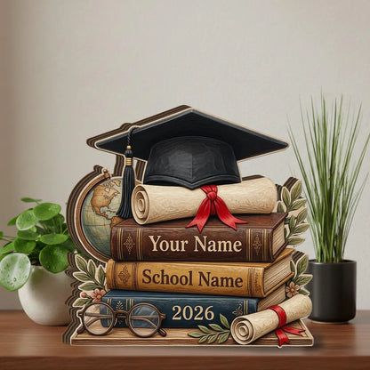 🎓Personalized Graduation Wooden Block