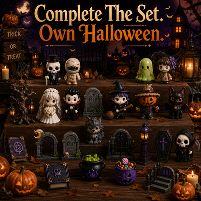 🏚️🎃Haunted House Build-Up Blind Box – 24 Days of Spooky Surprises