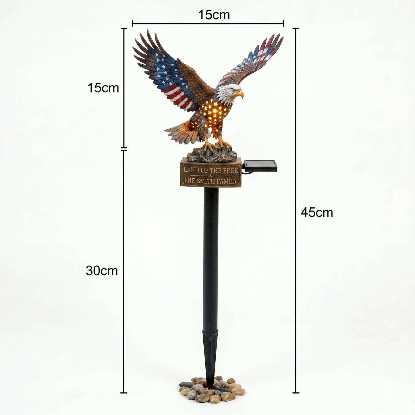 🦅Personalized American 250th Anniversary Edition - Solar Eagle Glory Light
