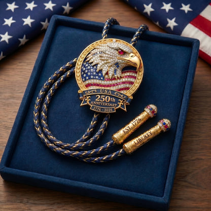 🦅 USA 250th Anniversary Eagle Bolo Tie