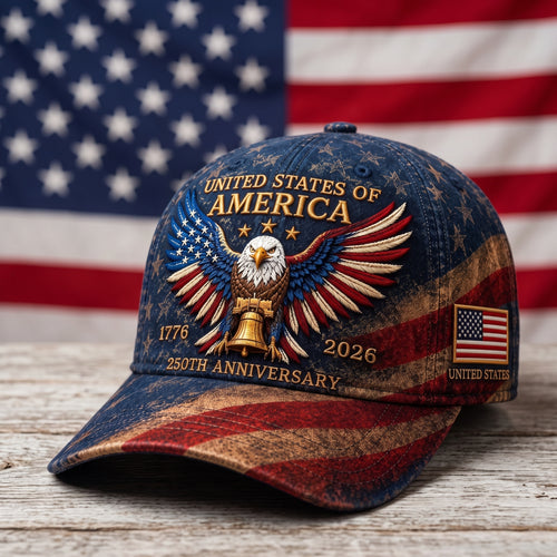 🦅 American Eagle 250th Anniversary Baseball Cap