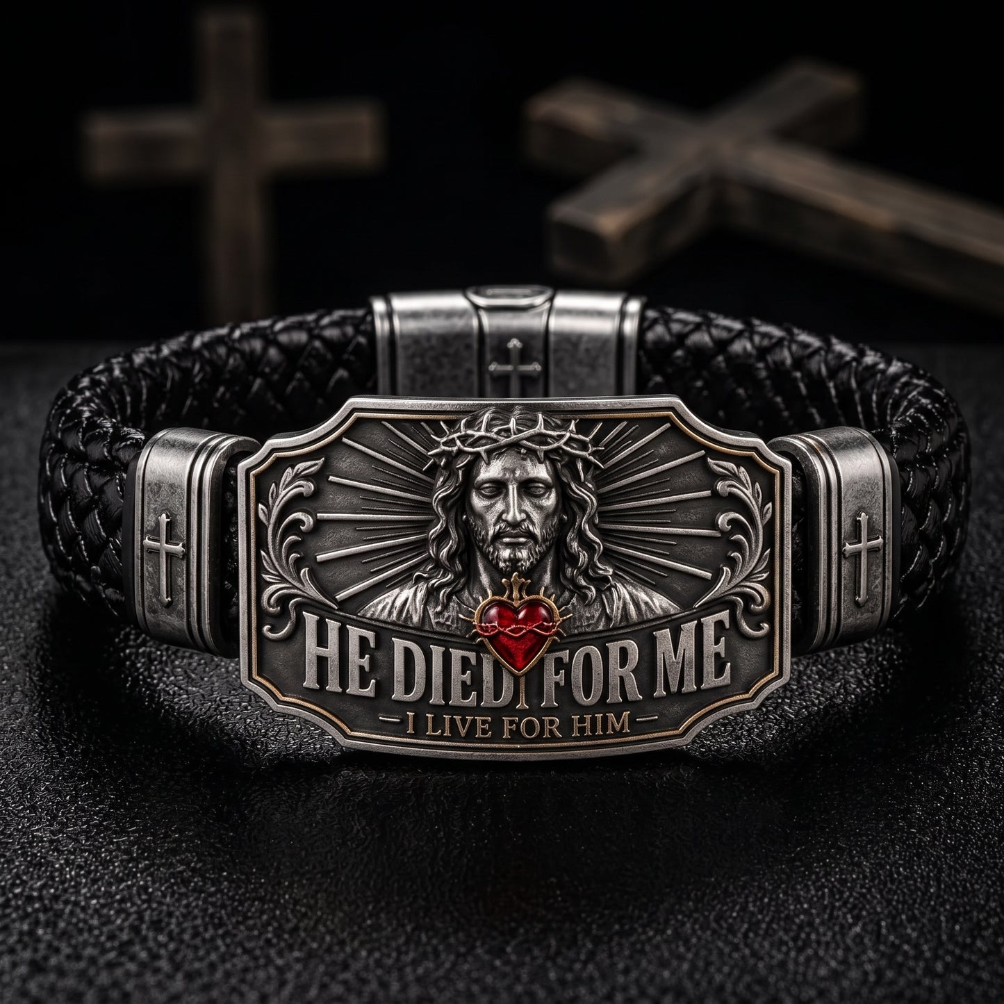 🕊️ "He Died For Me" Bracelet – A Sacred Reminder of Redemption