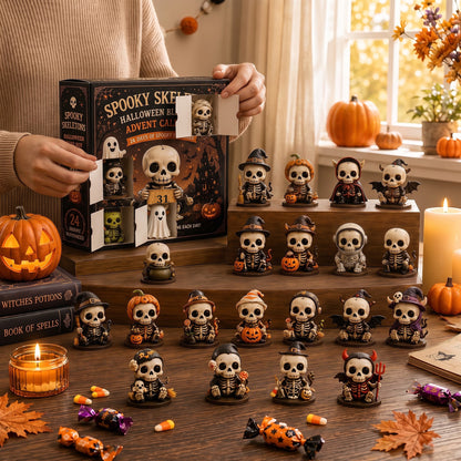 💀Spooky Skeletons Halloween Advent Calendar – 31 Days of Creepy Cute Surprises!