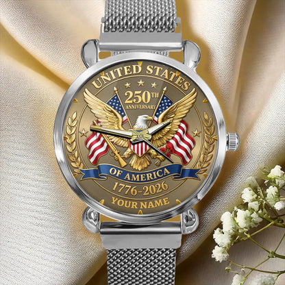 United States 250th Anniversary Personalized Watch