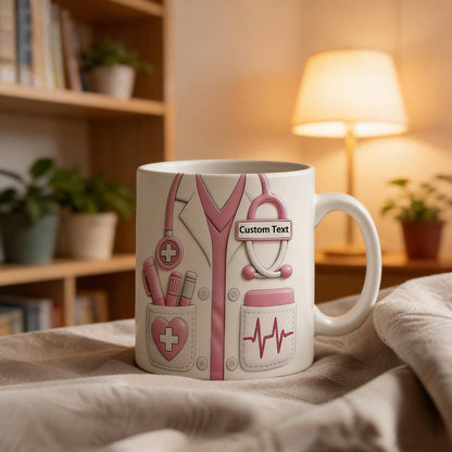 Custom Doctor Mug with Name – Personalized Medical Gift, Doctor Appreciation Mug, Doctor Graduation Gift, Nurse & Physician Cup