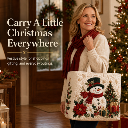 🔥Hot Sale🔥 - 🎄Christmas Quilted Tote Bag