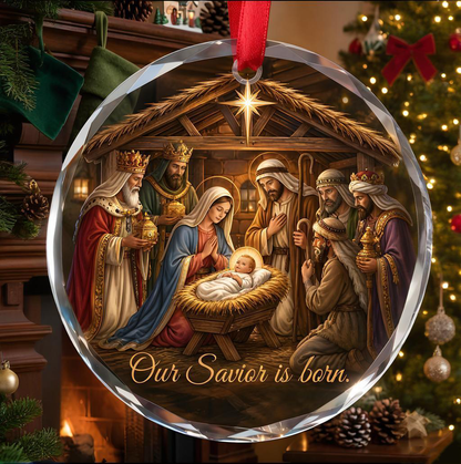 Jesus Nativity Story Christmas Ornament Set