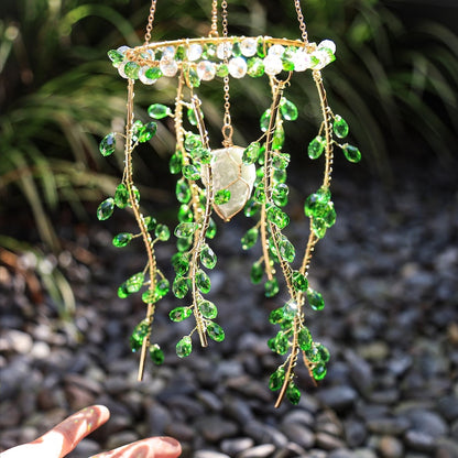 🔥Handmade Willow Tree Crystal Prism Rainbow Maker