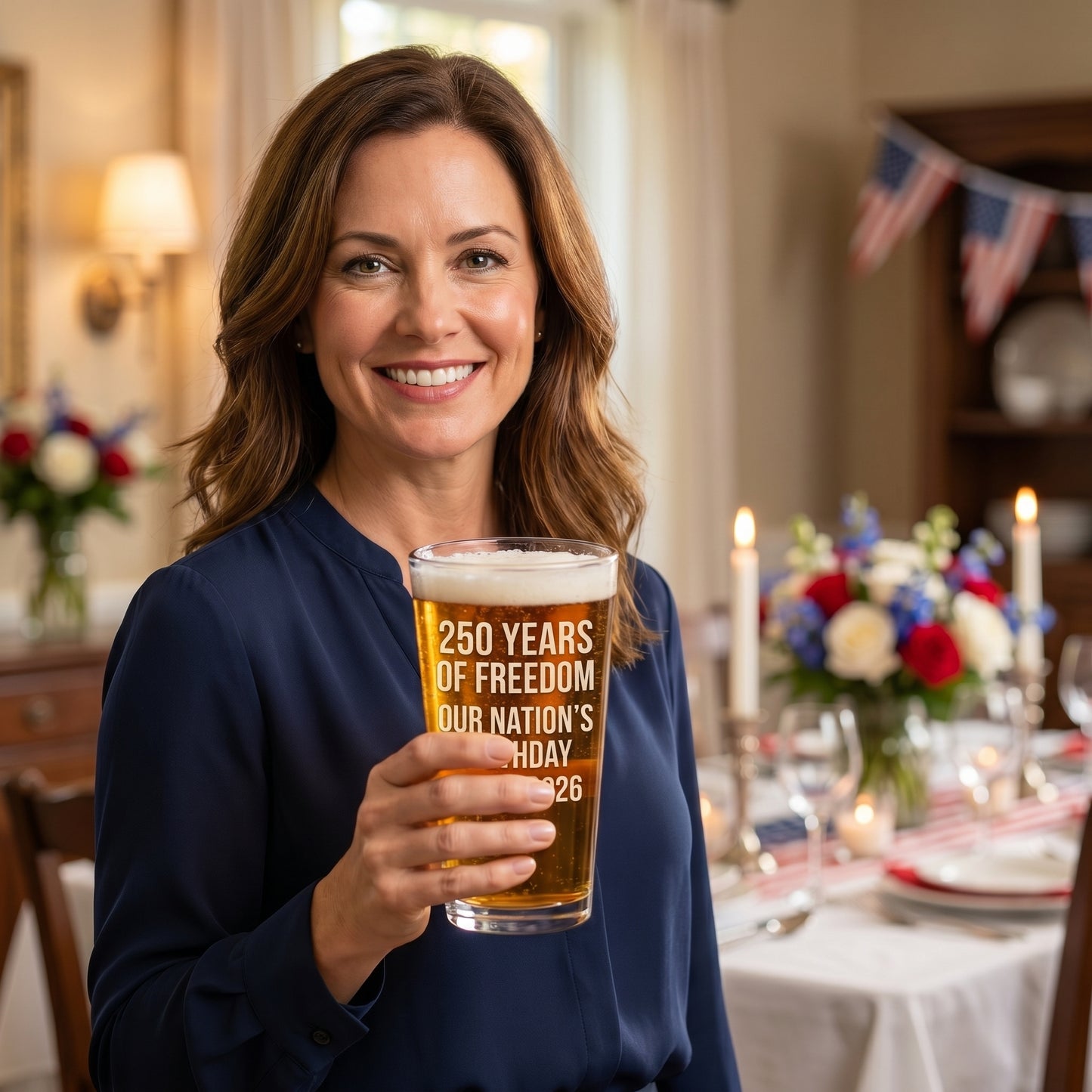 🍻 2026 Semiquincentennial Beer Glasses – Celebrate 250 Years of Freedom in Style