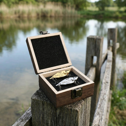 Custom Laser Engraved Fishing Lure: Personalized Gift for Dad