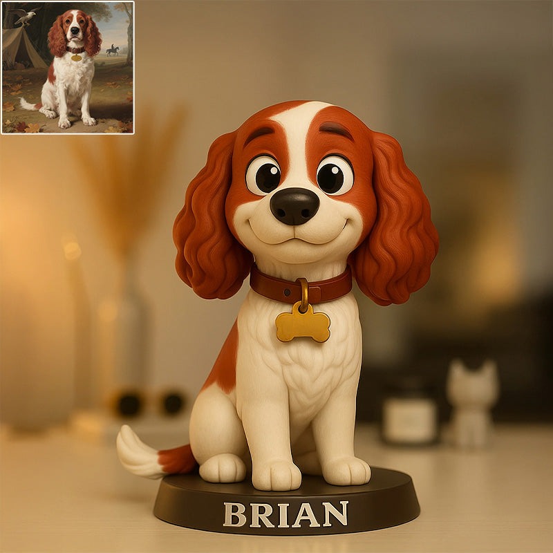 Pixar-Style Personalized Photo Desk Decor - Gift For Couple, Wife, Husband, Boyfriend, Girlfriend, Family, Pet