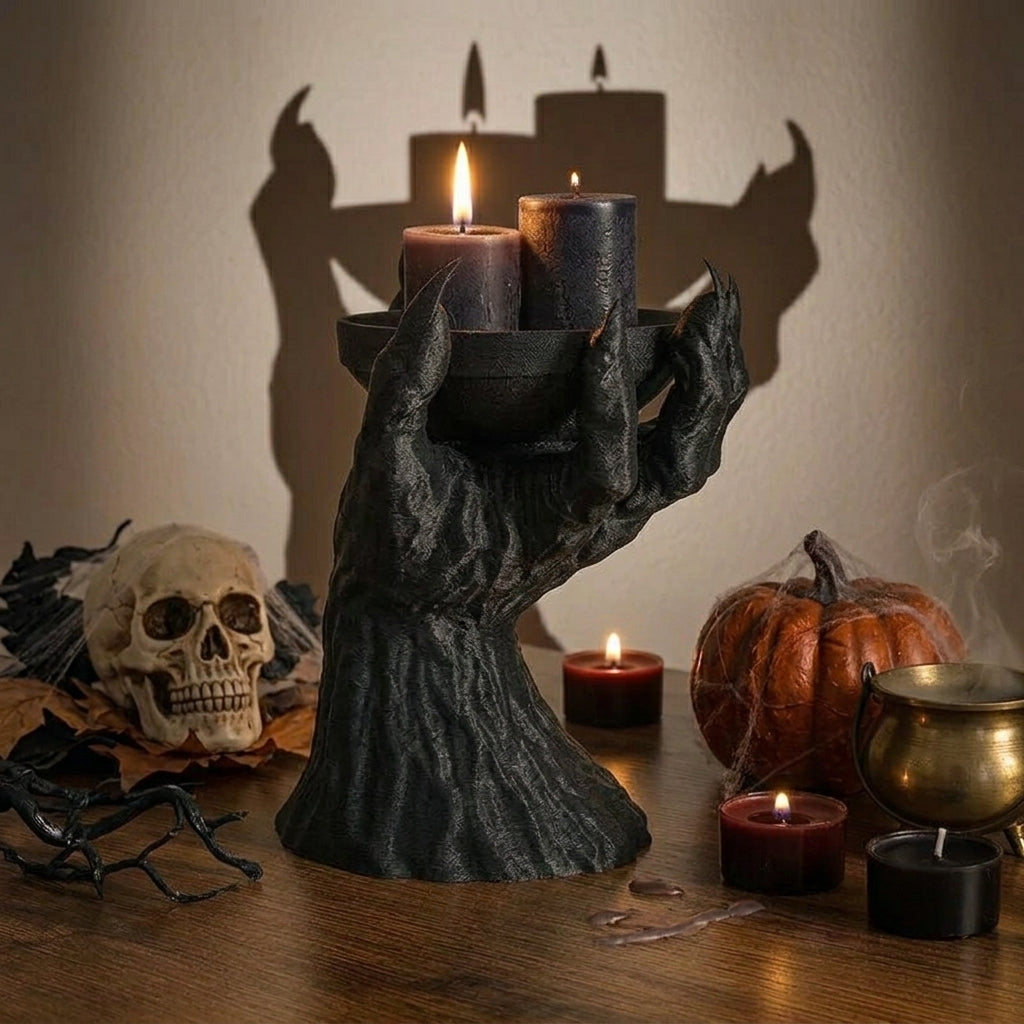 Monster Claw Candle Holder – Gothic Halloween Decor