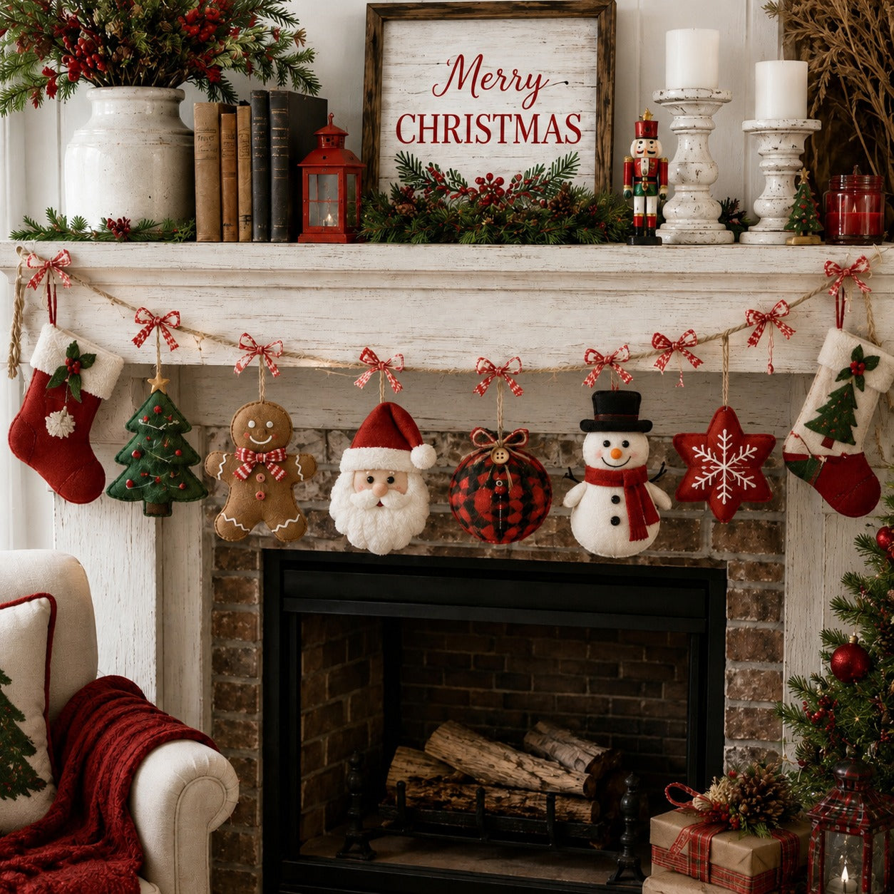Rustic Festival Hanging Garland