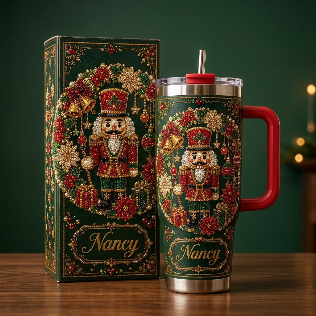Personalized Nutcracker Christmas Tumbler