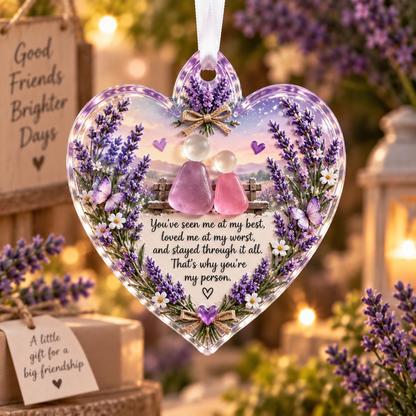 🌸Floral Christmas Ornament – Heartfelt Holiday Keepsake for Loved Ones