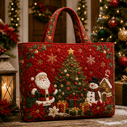 🔥Hot Sale🔥 - 🎄Christmas Quilted Tote Bag