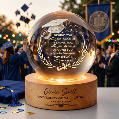🔥 Limited-time 50% off Graduation Season Sale 🎁Personalized Graduation Crystal Ball Night Light
