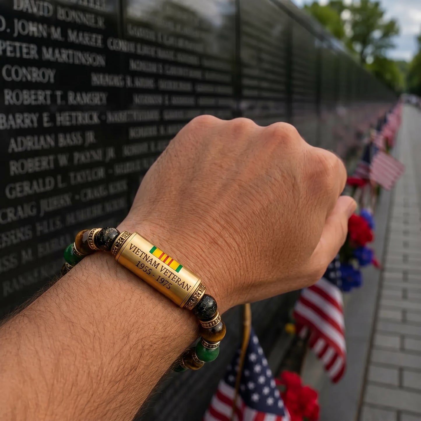 🇻🇳 Vietnam War Veteran Tribute Bracelet – Limited Edition