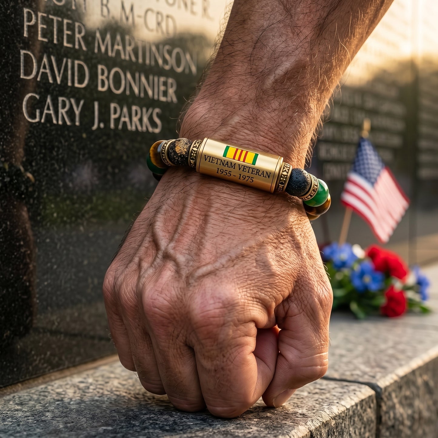 🇻🇳 Vietnam War Veteran Tribute Bracelet – Limited Edition