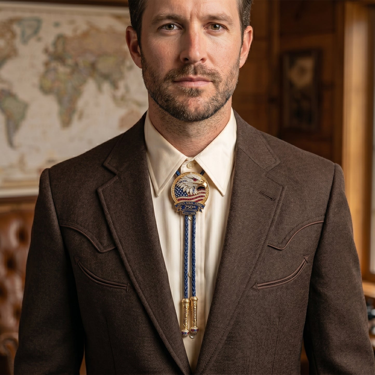 🦅 USA 250th Anniversary Eagle Bolo Tie