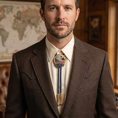 🦅 USA 250th Anniversary Eagle Bolo Tie