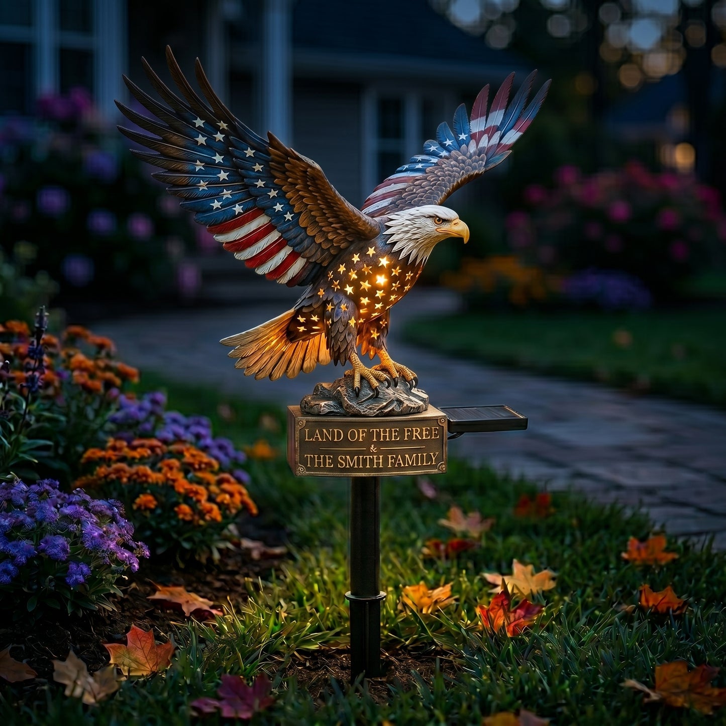 🦅Personalized American 250th Anniversary Edition - Solar Eagle Glory Light