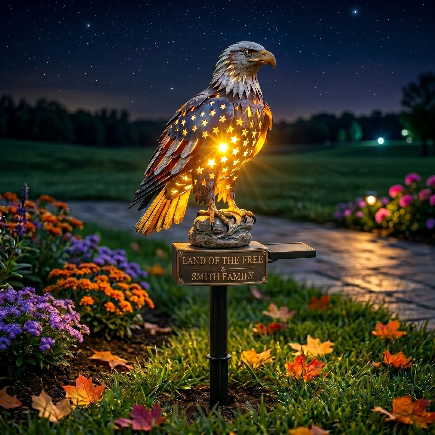 🦅Personalized American 250th Anniversary Edition - Solar Eagle Glory Light