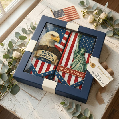 Personalized USA 250th Anniversary Wreath Sash