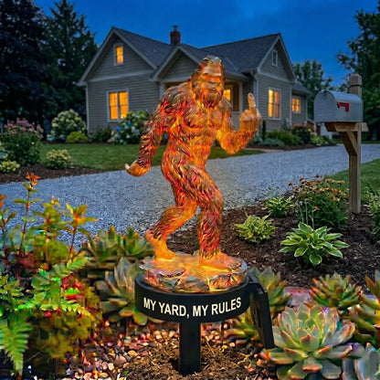 Customizable Rebel Bigfoot Garden Defender Solar Ground Light