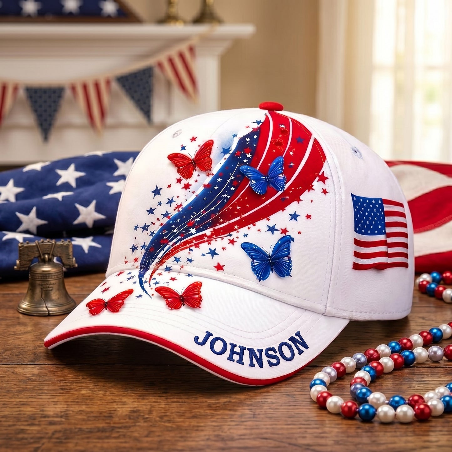 🦋 Personalized Unisex American 250th Anniversary Hat