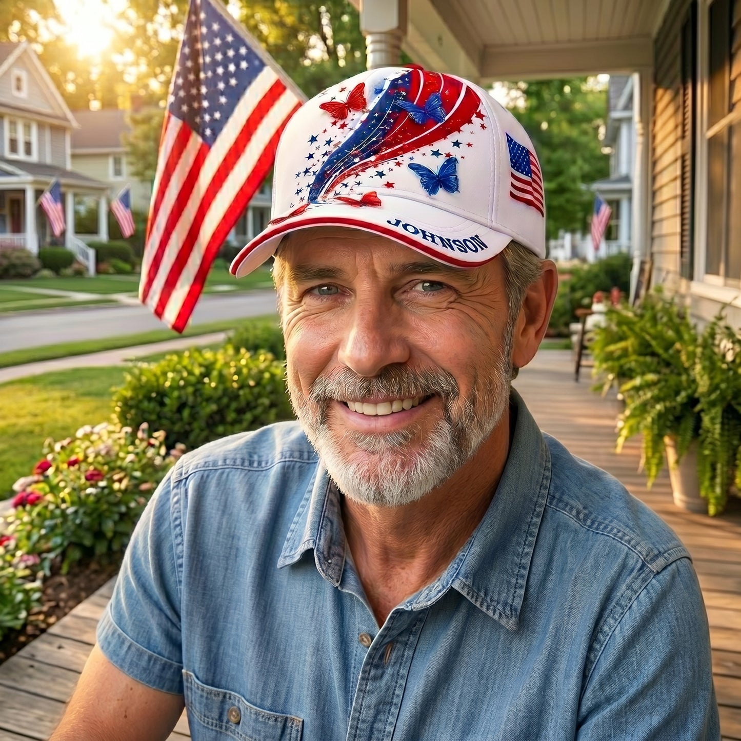 🦋 Personalized Unisex American 250th Anniversary Hat