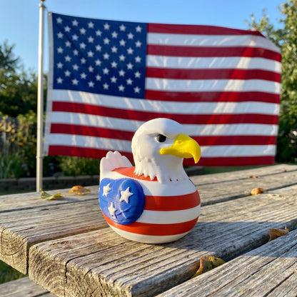🦅 American Eagle USA Duck - 3D Printed Patriotic Figurine