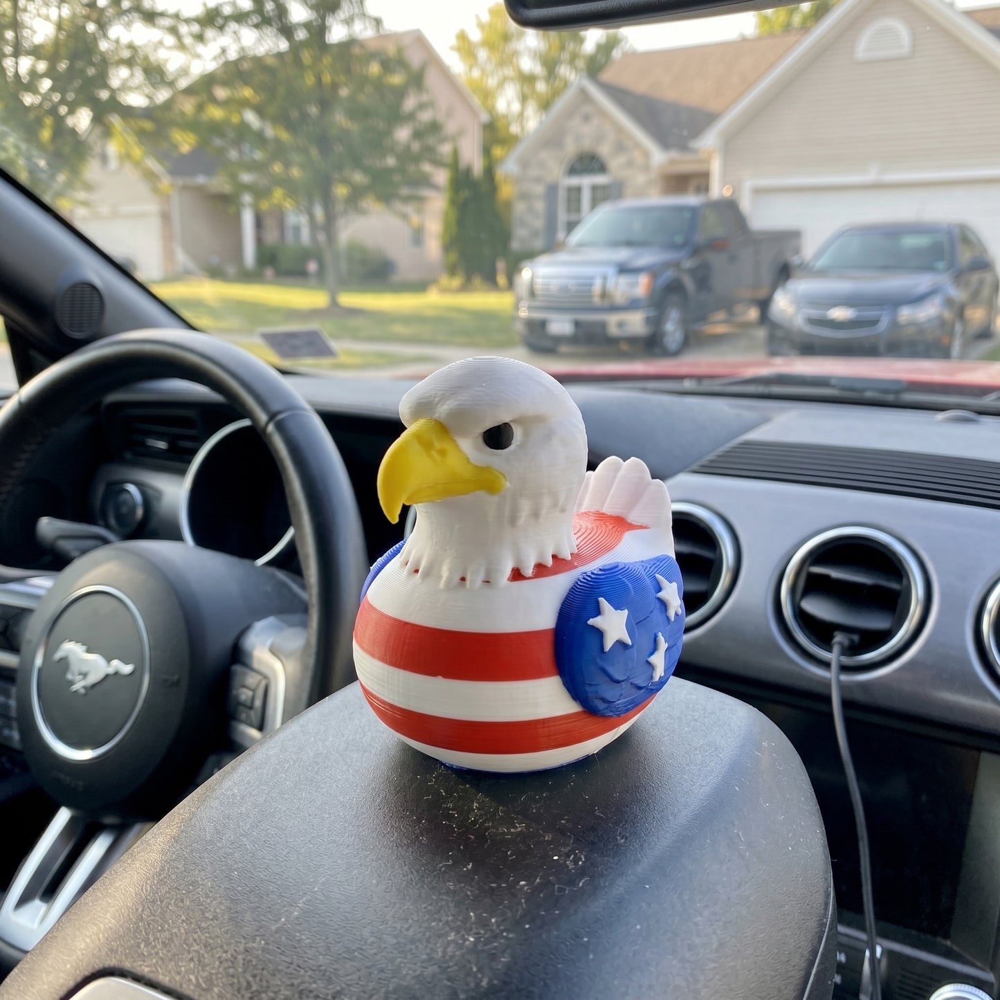 🦅 American Eagle USA Duck - 3D Printed Patriotic Figurine