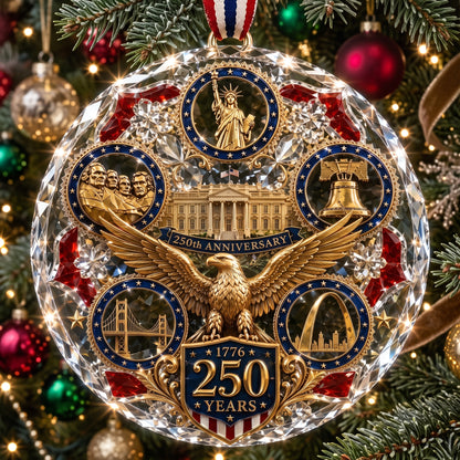 🎄✨America 250th Anniversary Christmas Ornament