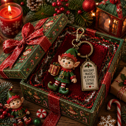 🎄 2026 Christmas Character Keychain Gift Box