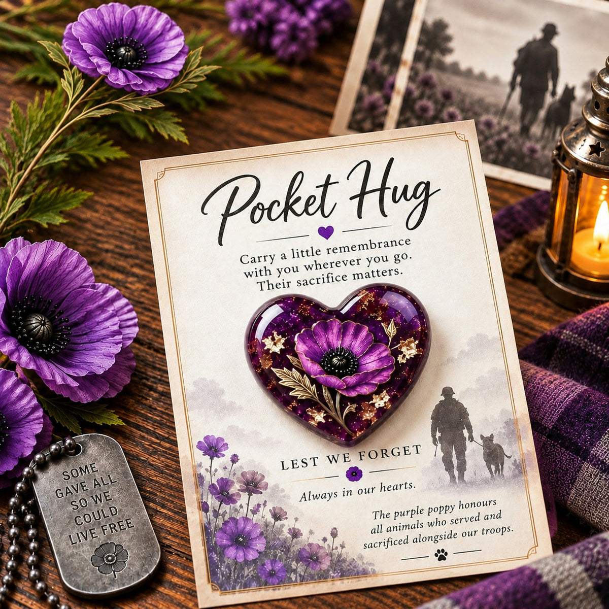 ❤️ Pocket Hug™ Remembrance – A Little Keepsake of Love, Honor &amp; Memories 🌺✨