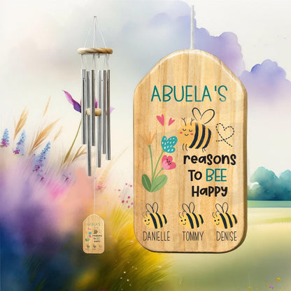 🌼 Mother‘s Day Personalized Wind Chime Gifts For Grandma | Gifts For Nana | Grandparents Gifts | Gift For Grandmother