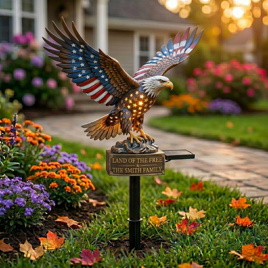 🦅Personalized American 250th Anniversary Edition - Solar Eagle Glory Light