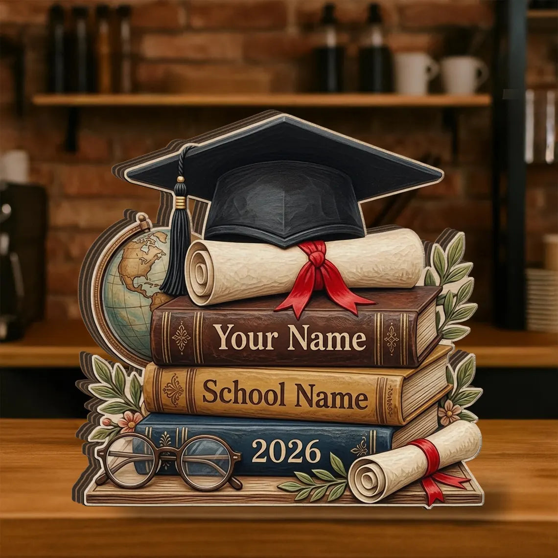 🎓Personalized Graduation Wooden Block
