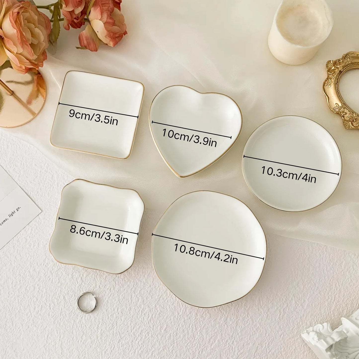 💖 Personalized Initial Jewelry Dish Gifts For Mom | Grandma | Gifts For Nana | Grandparents Gifts | Gift For Grandmother