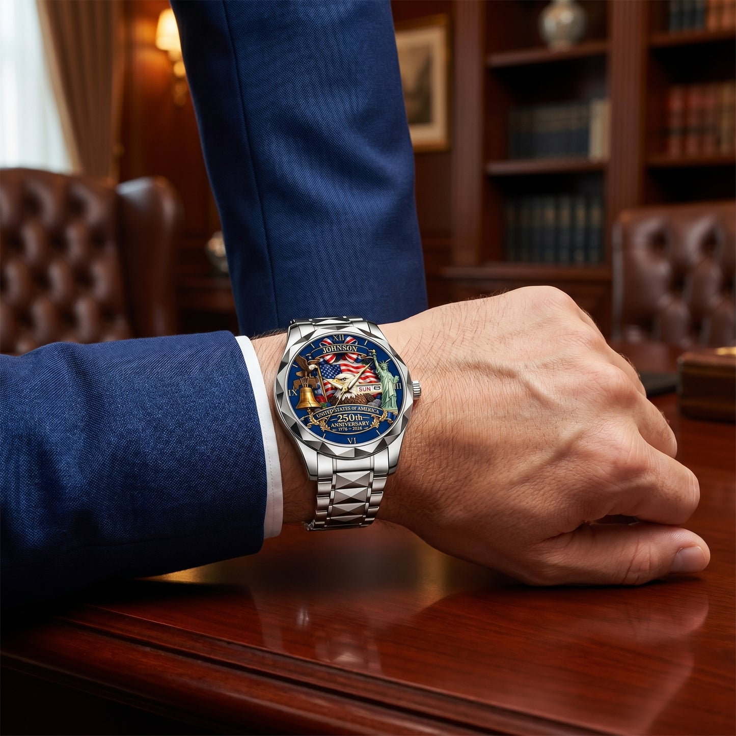 Personalized United States 250th Anniversary Watch