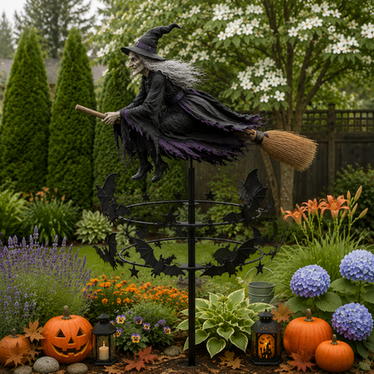 The Enchanted Witch Garden Wind Spinner